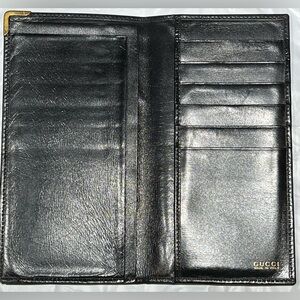 Gucci Black Leather Wallet